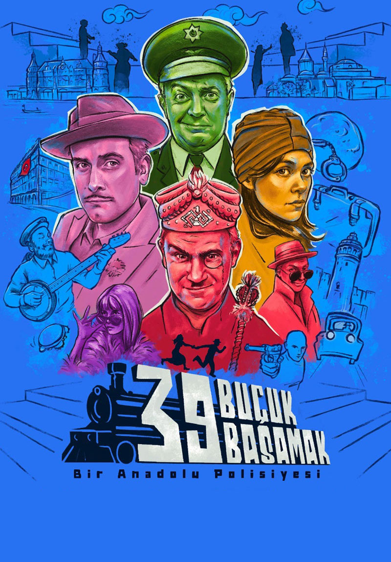 39 Buçuk Basamak Poster