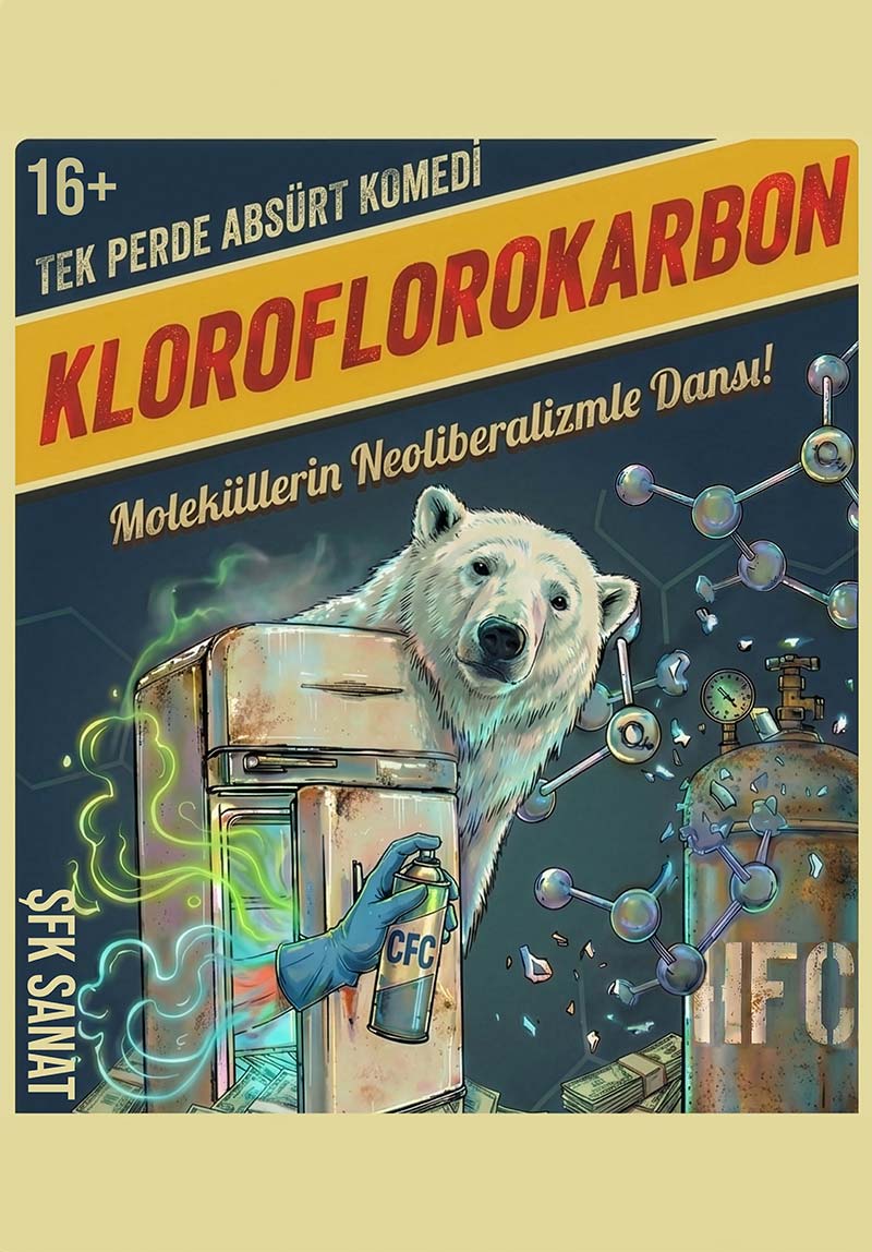Kloroflorokarbon Poster